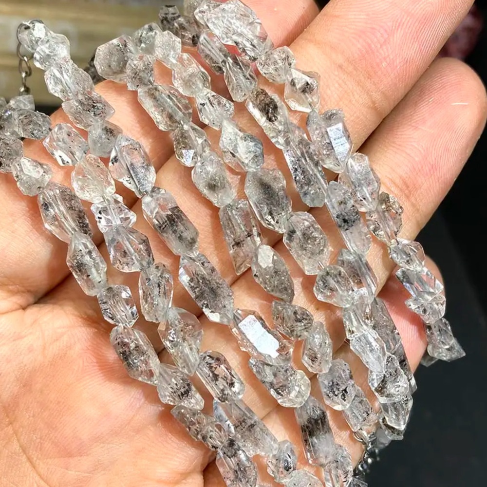 Genuine Herkimer diamond bracelet - Picture 5 of 7
